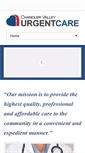 Mobile Screenshot of chandlerurgentcare.com